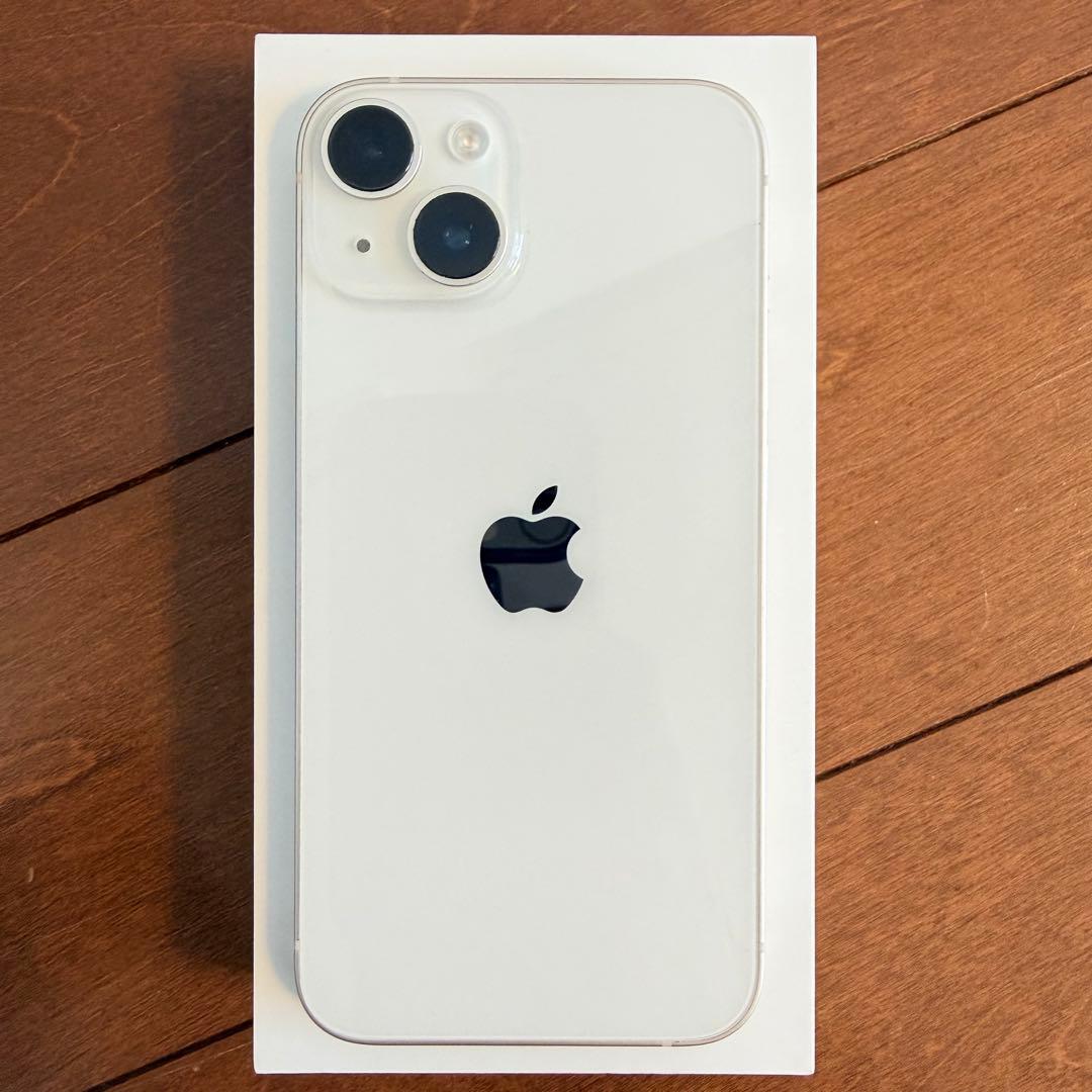 ◆美品◆iPhone14◆スターライト 128GB SIMフリー 箱とコード付き