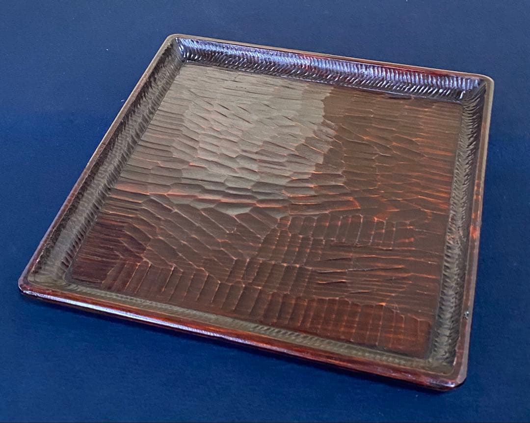 《レ》　【らく】　讃岐彫 会席膳8客 四方膳 銘々膳 刳抜　1f