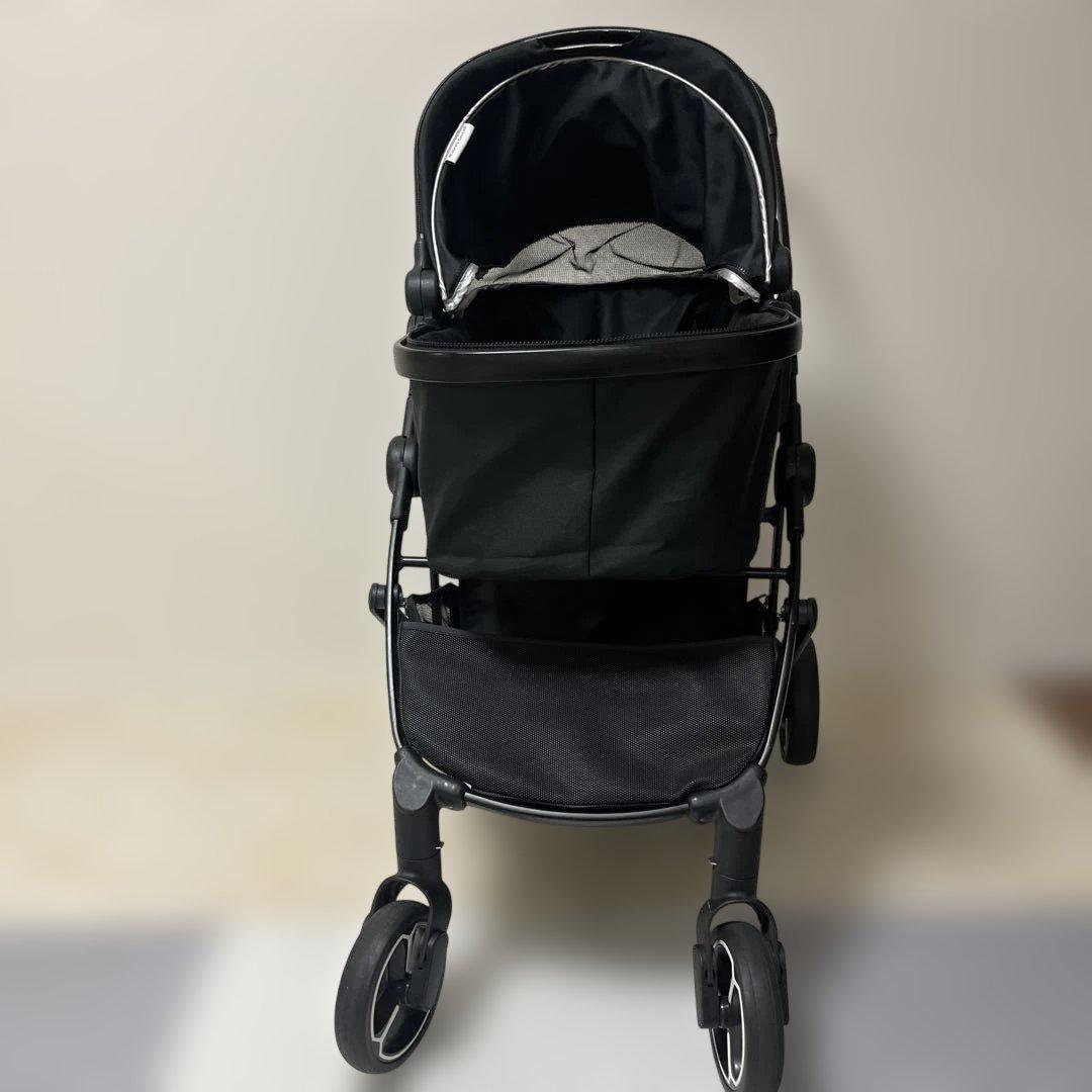ピッコロカーネ CARINO 対面式ペットカート 分離式 折りたたみ 小型犬